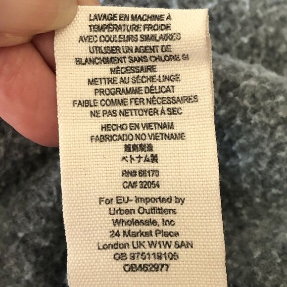 Free People Women’s Western Indigo Distressed Sweatshirt Top Size XS - Picture 13 of 13